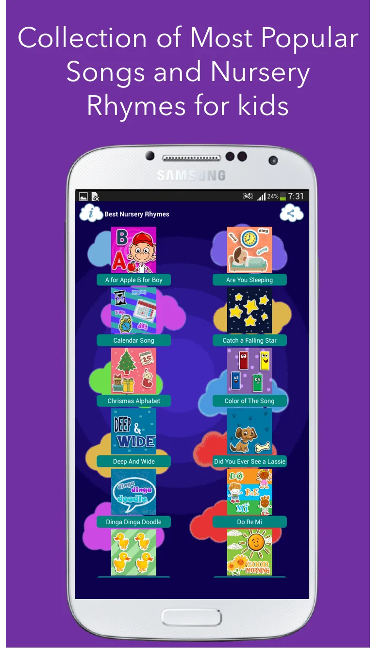 Best Nursery Rhymes for Kids | Indus Appstore | Screenshot