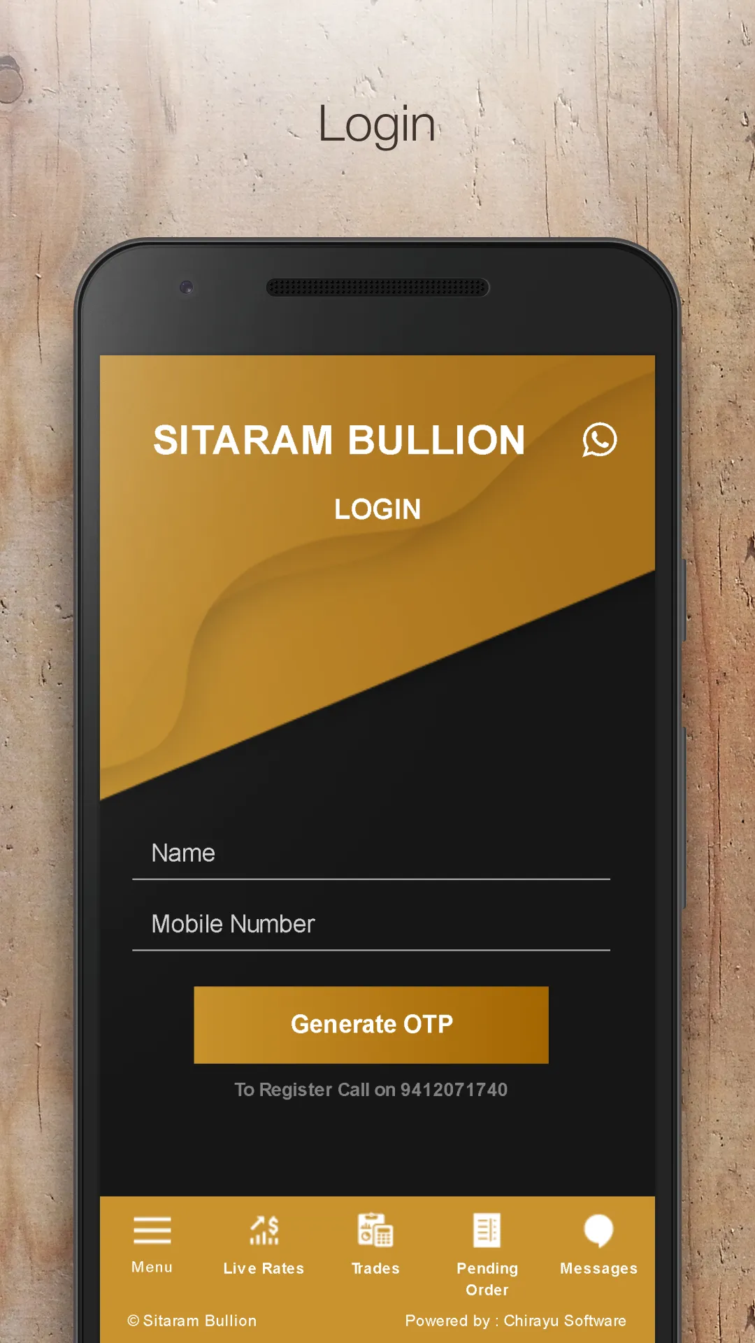 Sitaram Bullion | Indus Appstore | Screenshot