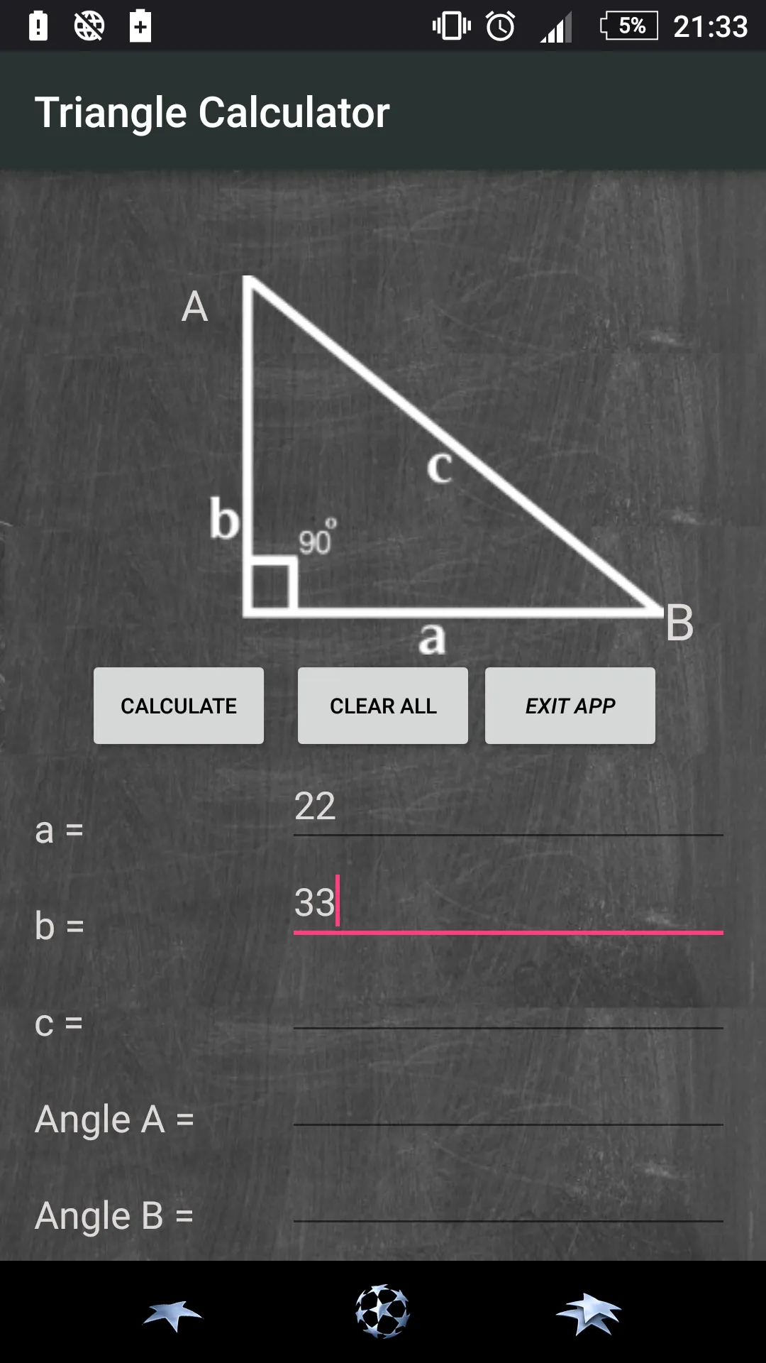 Triangle Calculator | Indus Appstore | Screenshot