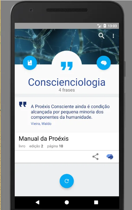 Frases da Conscienciologia | Indus Appstore | Screenshot