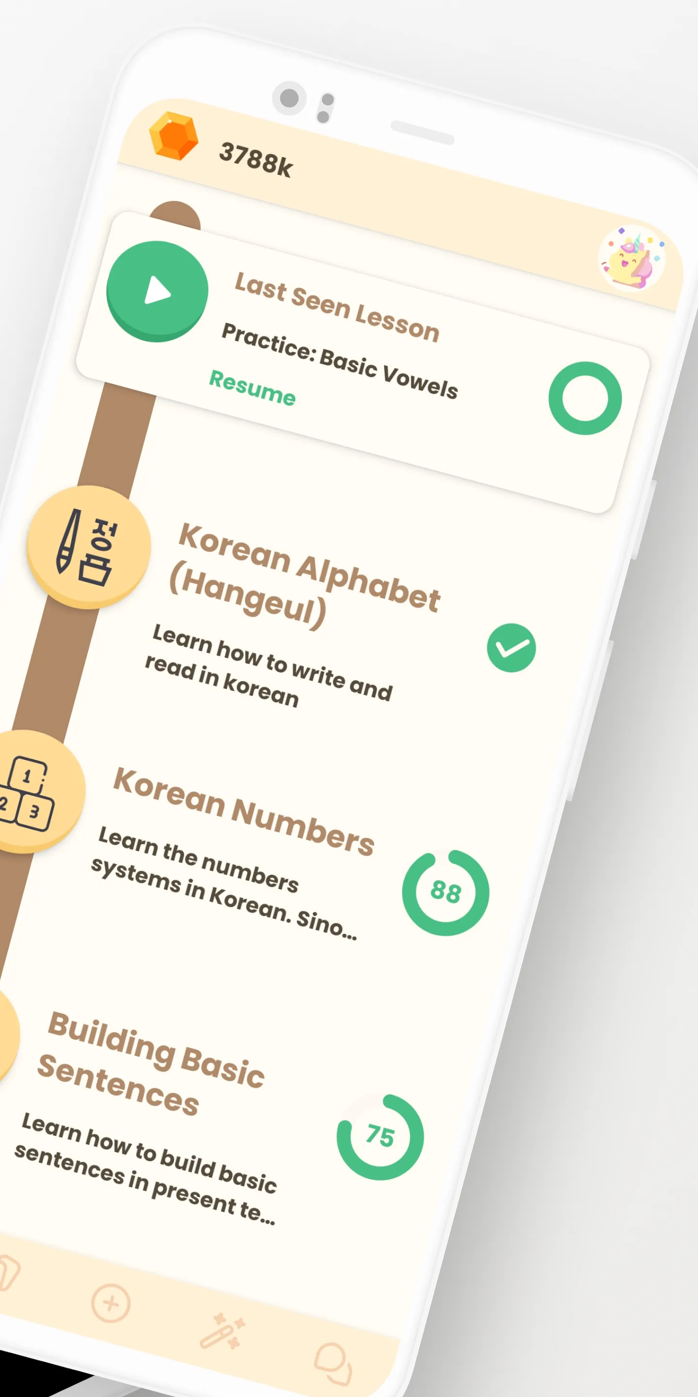 KoLearn - Learn Korean & Cards | Indus Appstore | Screenshot