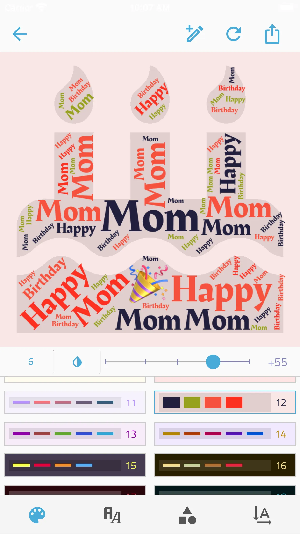 Reesha - Word Cloud Generator | Indus Appstore | Screenshot