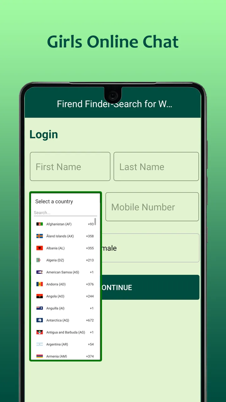 Friend Search For Girls Number | Indus Appstore | Screenshot