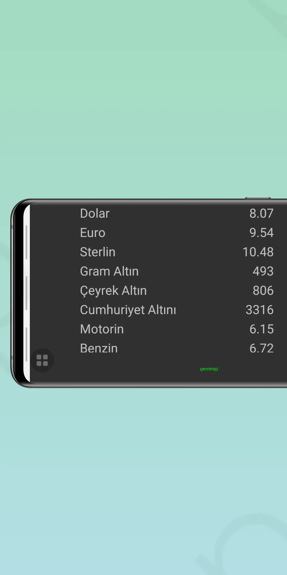 Fiyatlar: Döviz Altın Yakıt | Indus Appstore | Screenshot