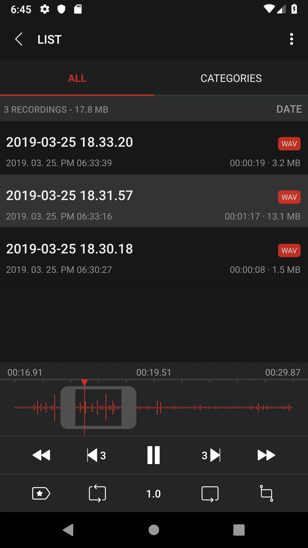 Awesome Voice Recorder | Indus Appstore | Screenshot