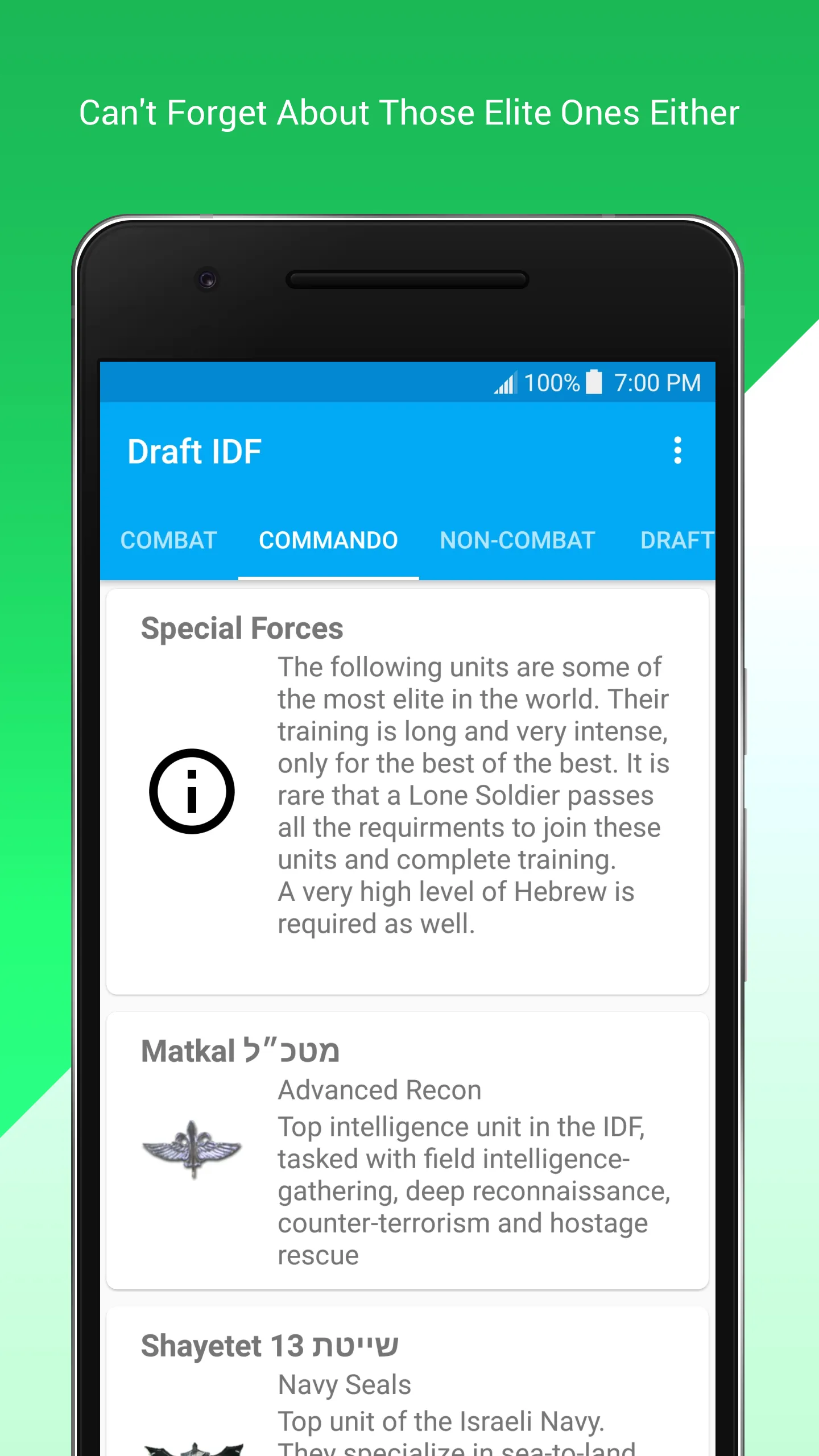 Israeli Army Guide - Draft IDF | Indus Appstore | Screenshot