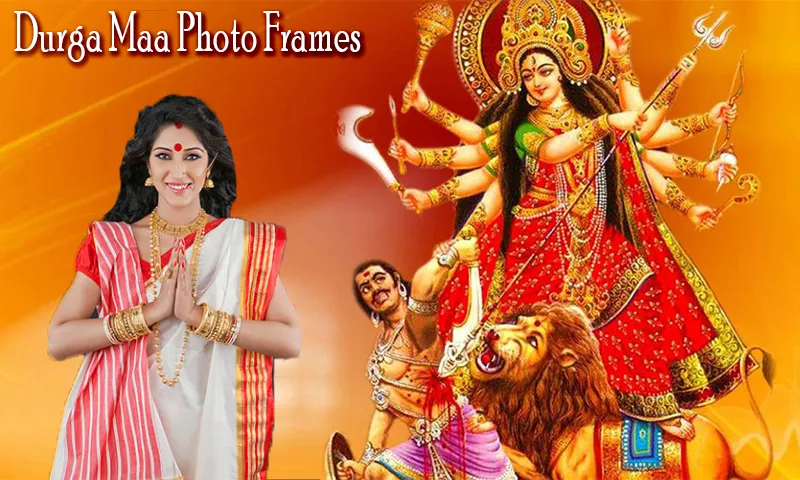 Durga Mata Photo Frames 2020 | Indus Appstore | Screenshot