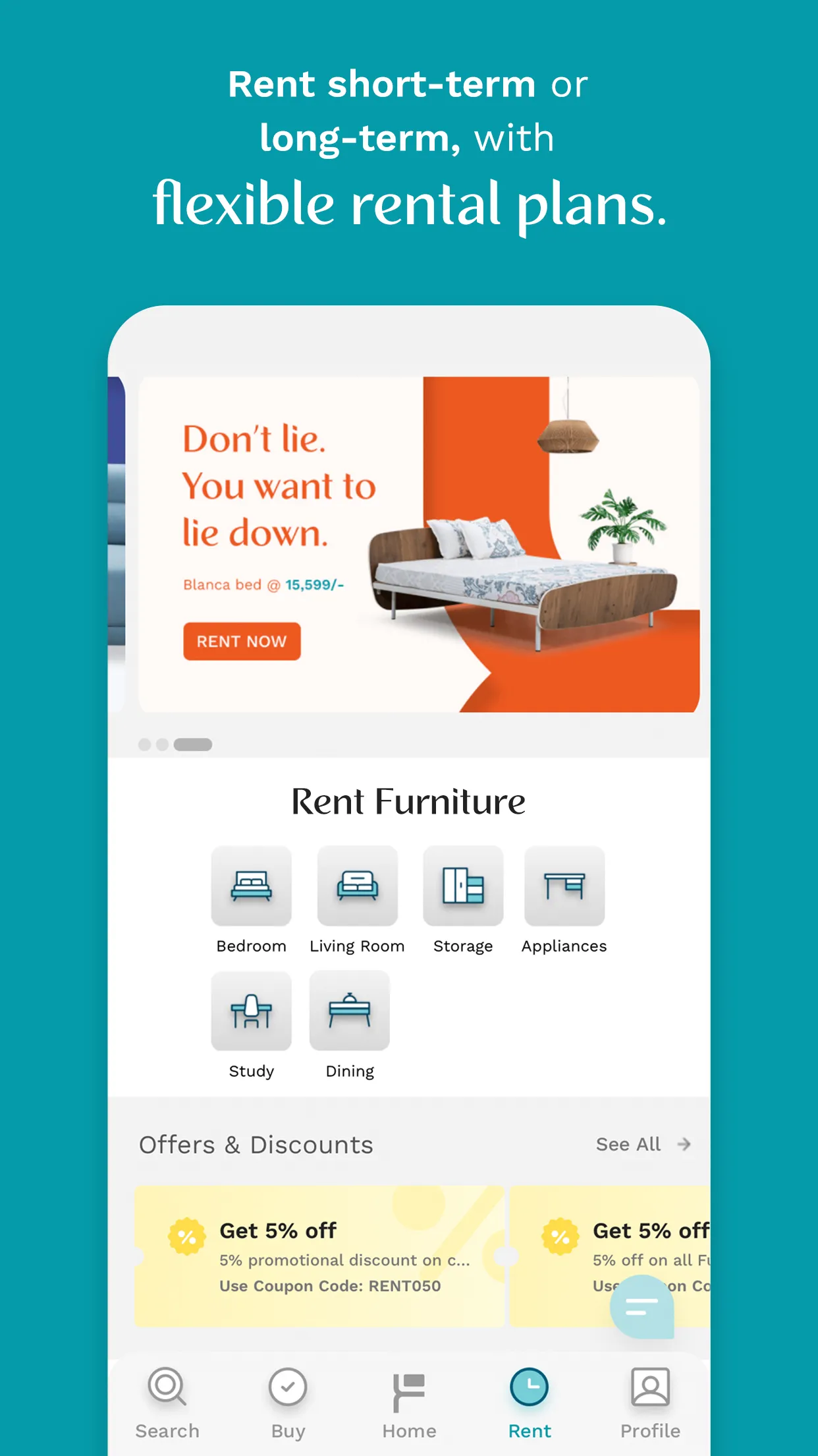 Furlenco: Rent & Buy Furniture | Indus Appstore | Screenshot