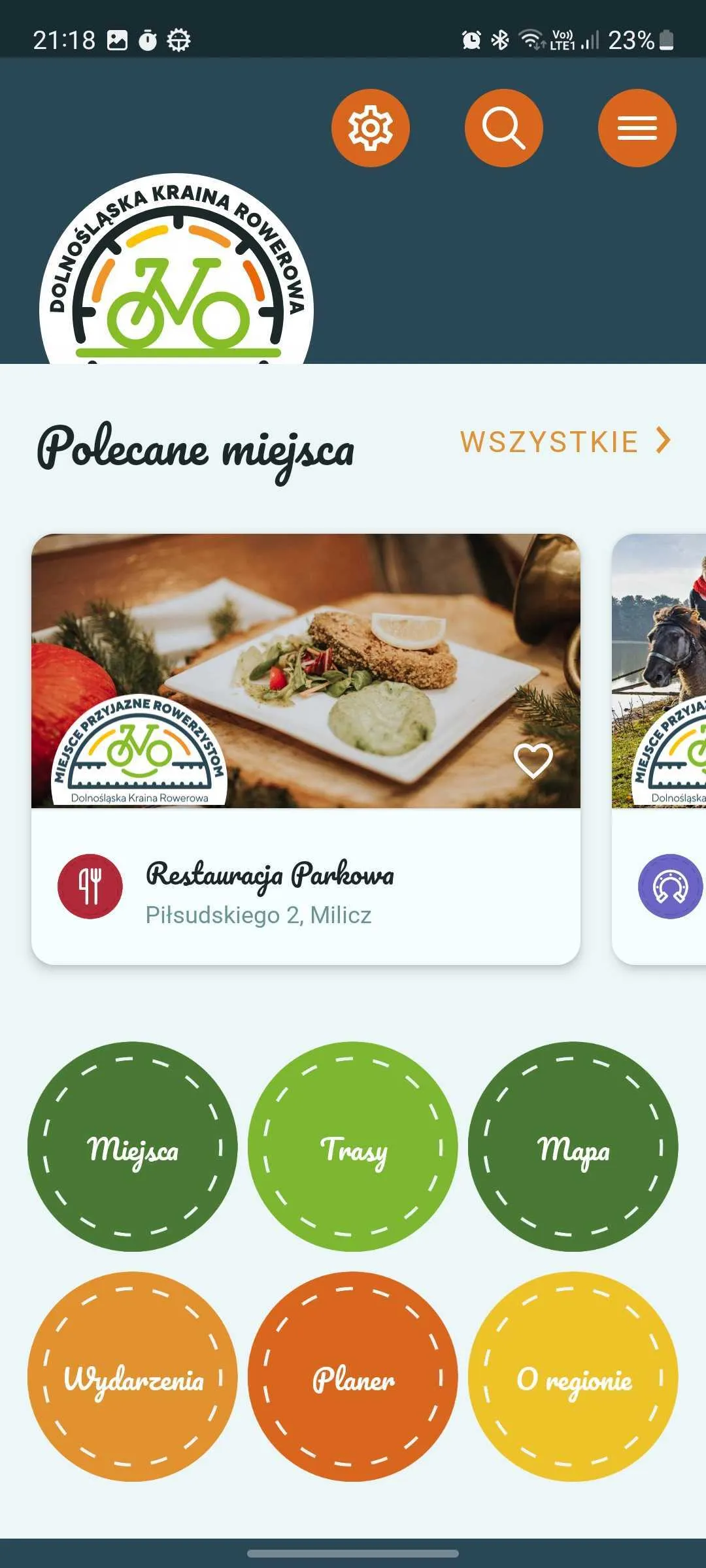 Dolnośląska kraina rowerowa | Indus Appstore | Screenshot