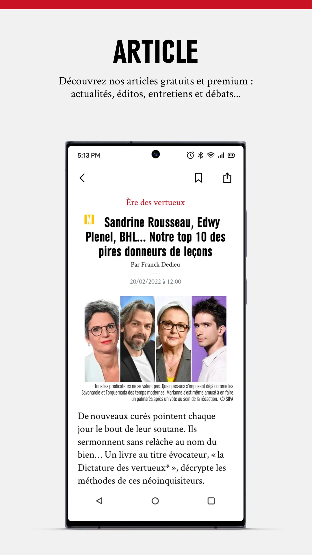 Marianne - Actualités & Débats | Indus Appstore | Screenshot