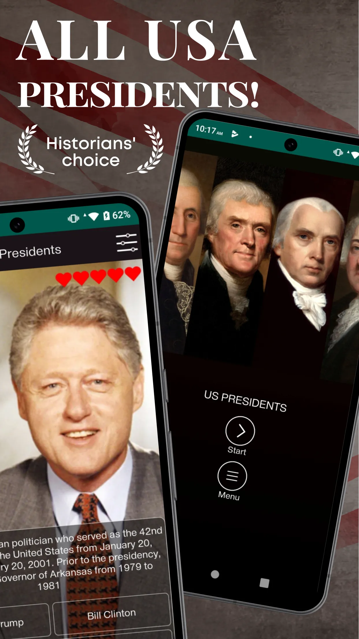 Mr president! History trivia | Indus Appstore | Screenshot