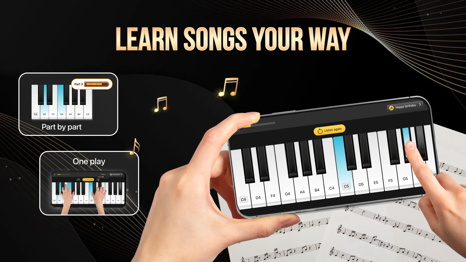 Learn Piano - Real Keyboard | Indus Appstore | Screenshot