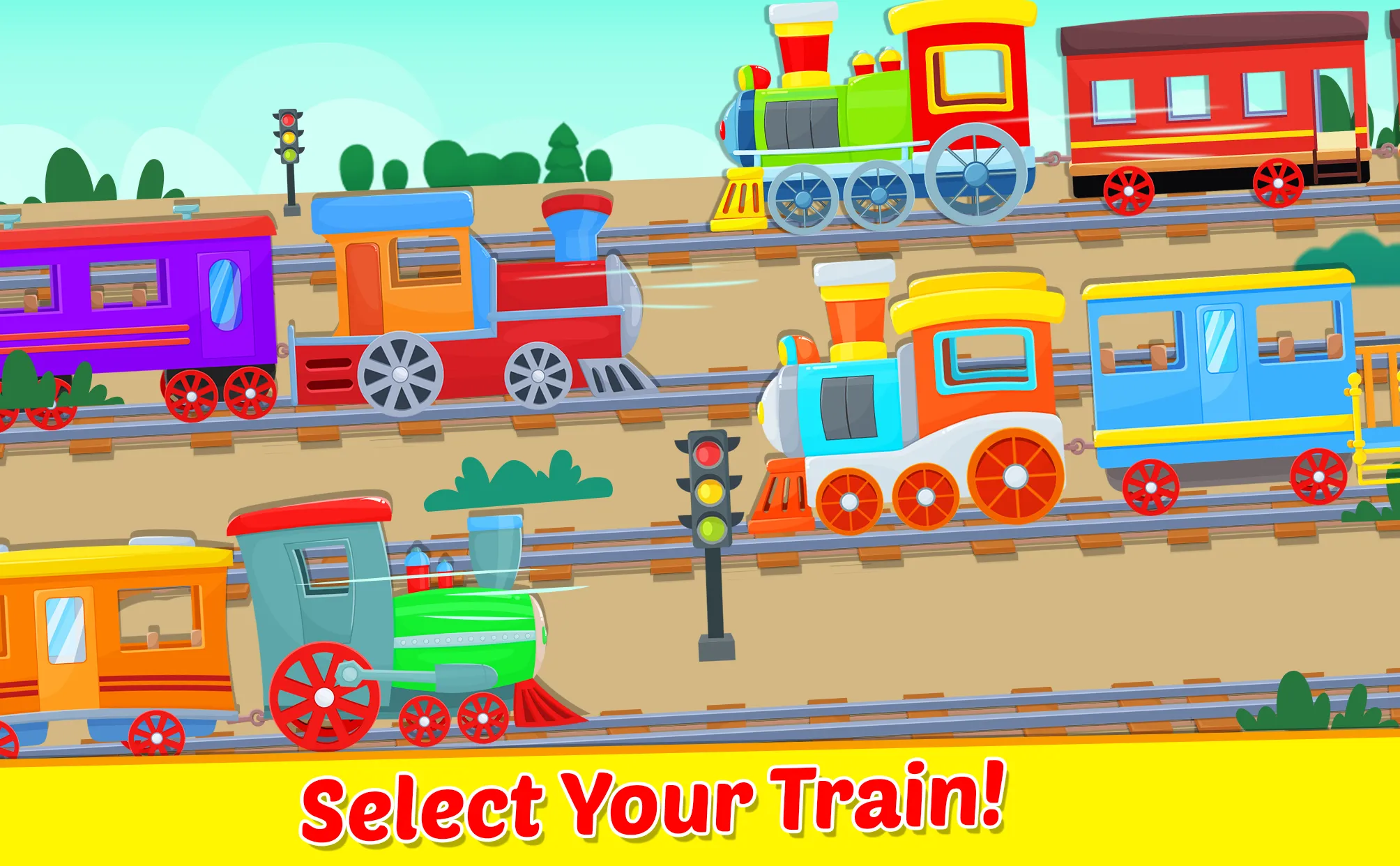 Train Game For Kids | Indus Appstore | Screenshot