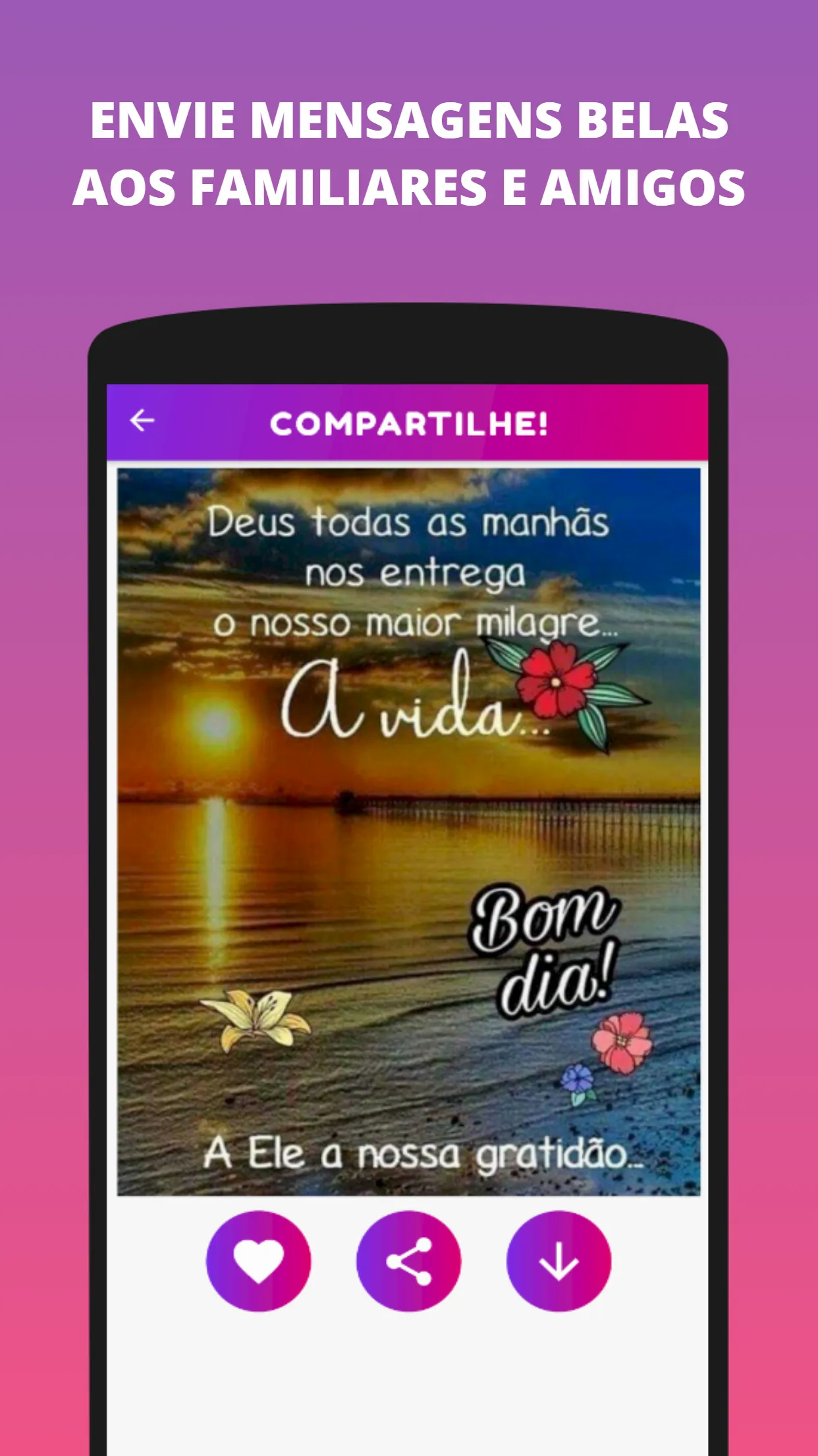 Mensagens de Bom Dia Zap Zap | Indus Appstore | Screenshot