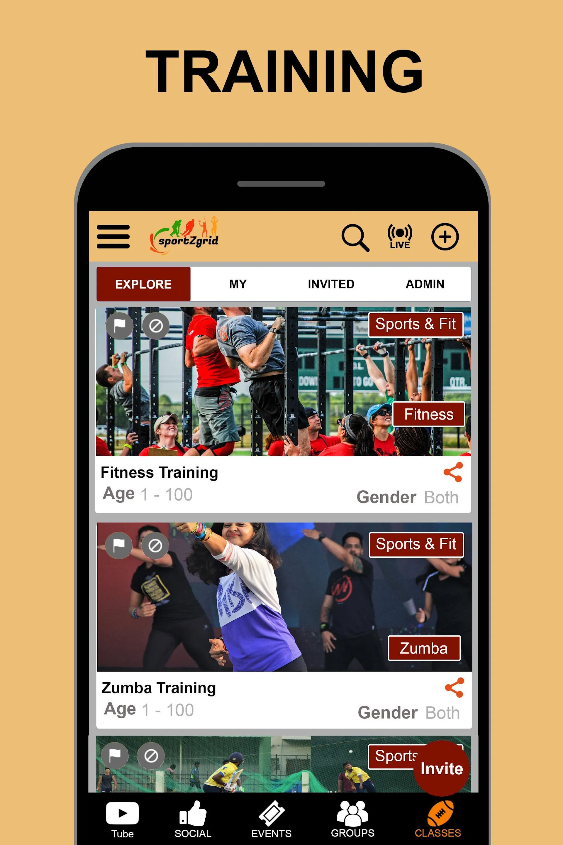 SportZGrid - Sports and Fitnes | Indus Appstore | Screenshot