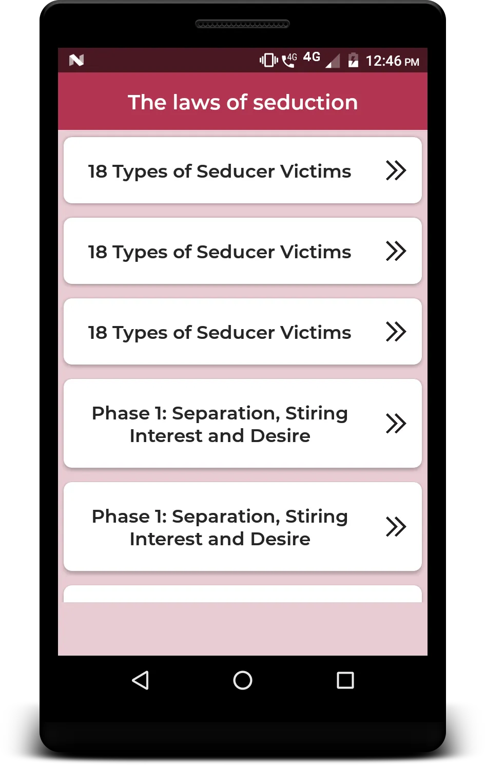 The laws of seduction | Indus Appstore | Screenshot