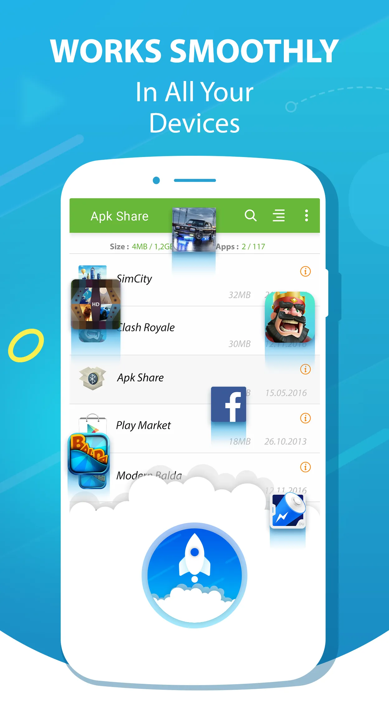 Apk Share Bluetooth | Indus Appstore | Screenshot