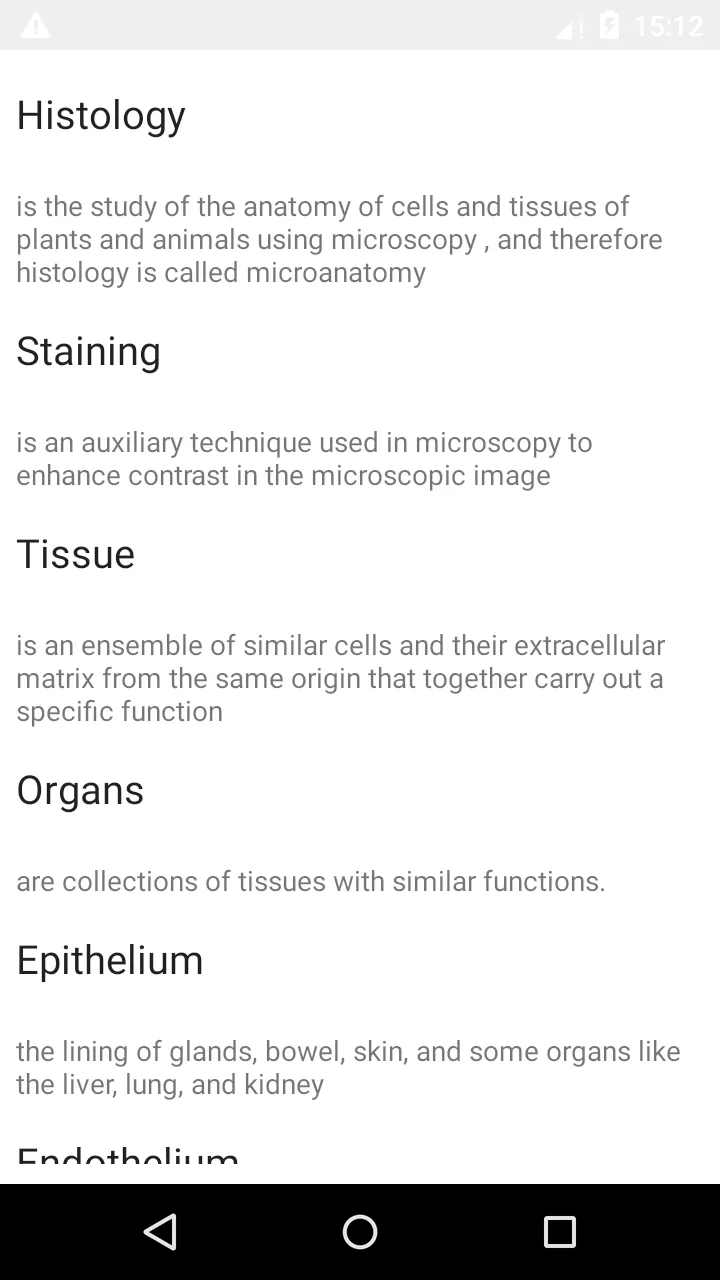 Histology | Indus Appstore | Screenshot