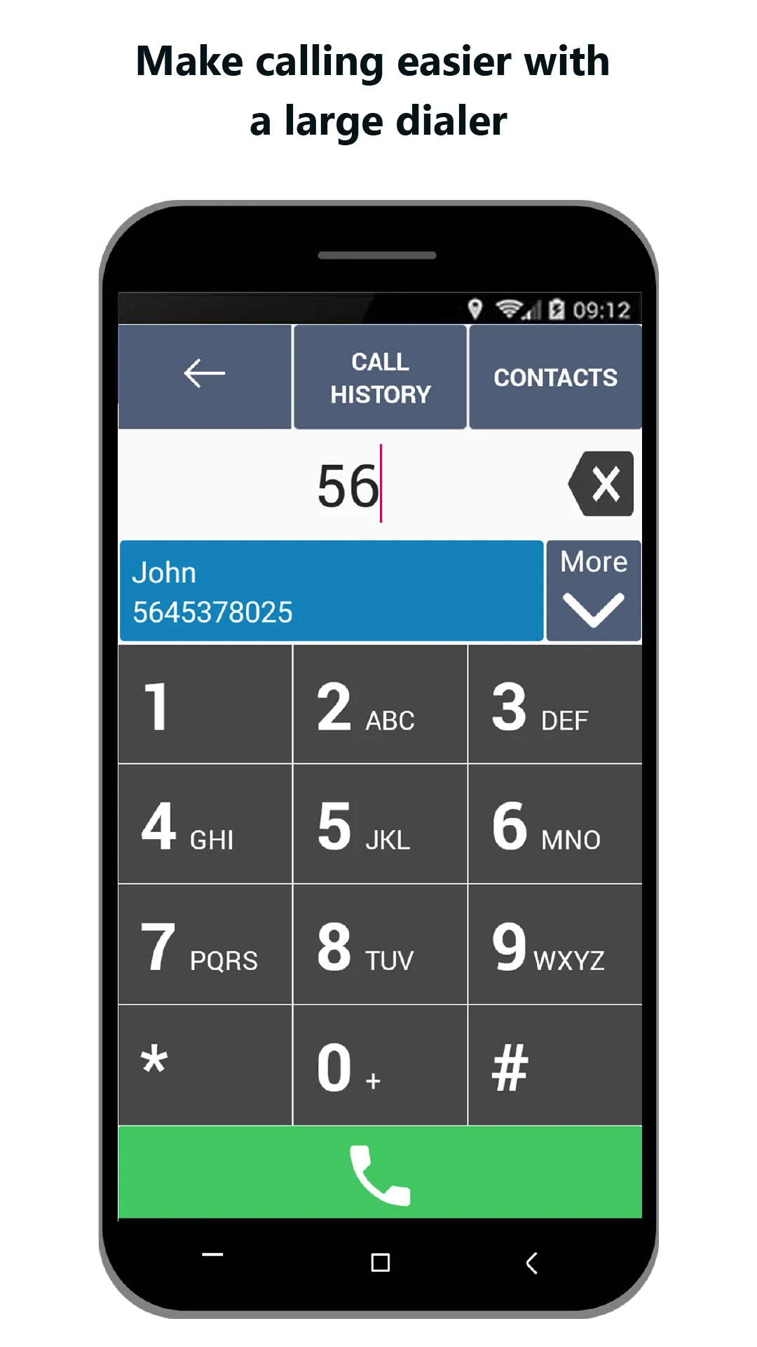 Senior Safety Phone - Big Icon | Indus Appstore | Screenshot