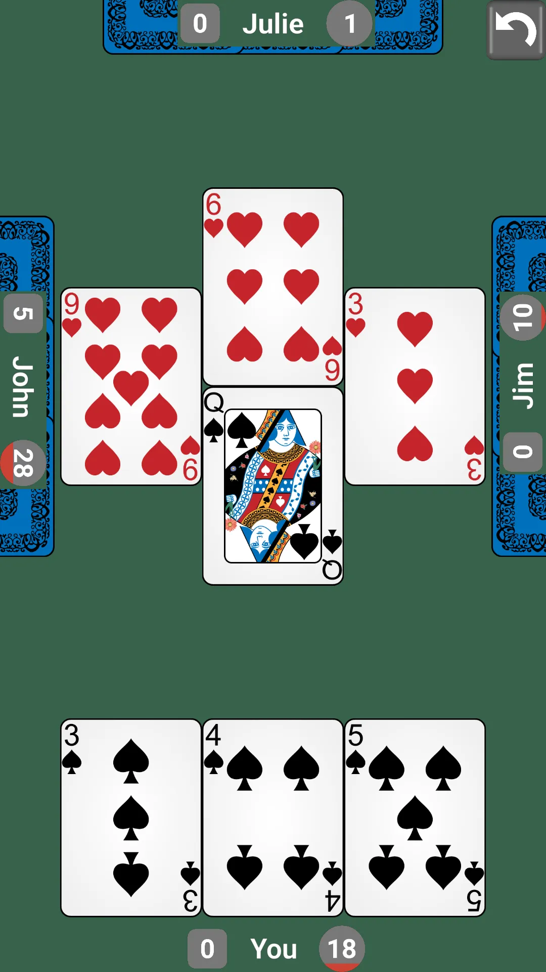 Bluetooth Hearts: Card Game | Indus Appstore | Screenshot