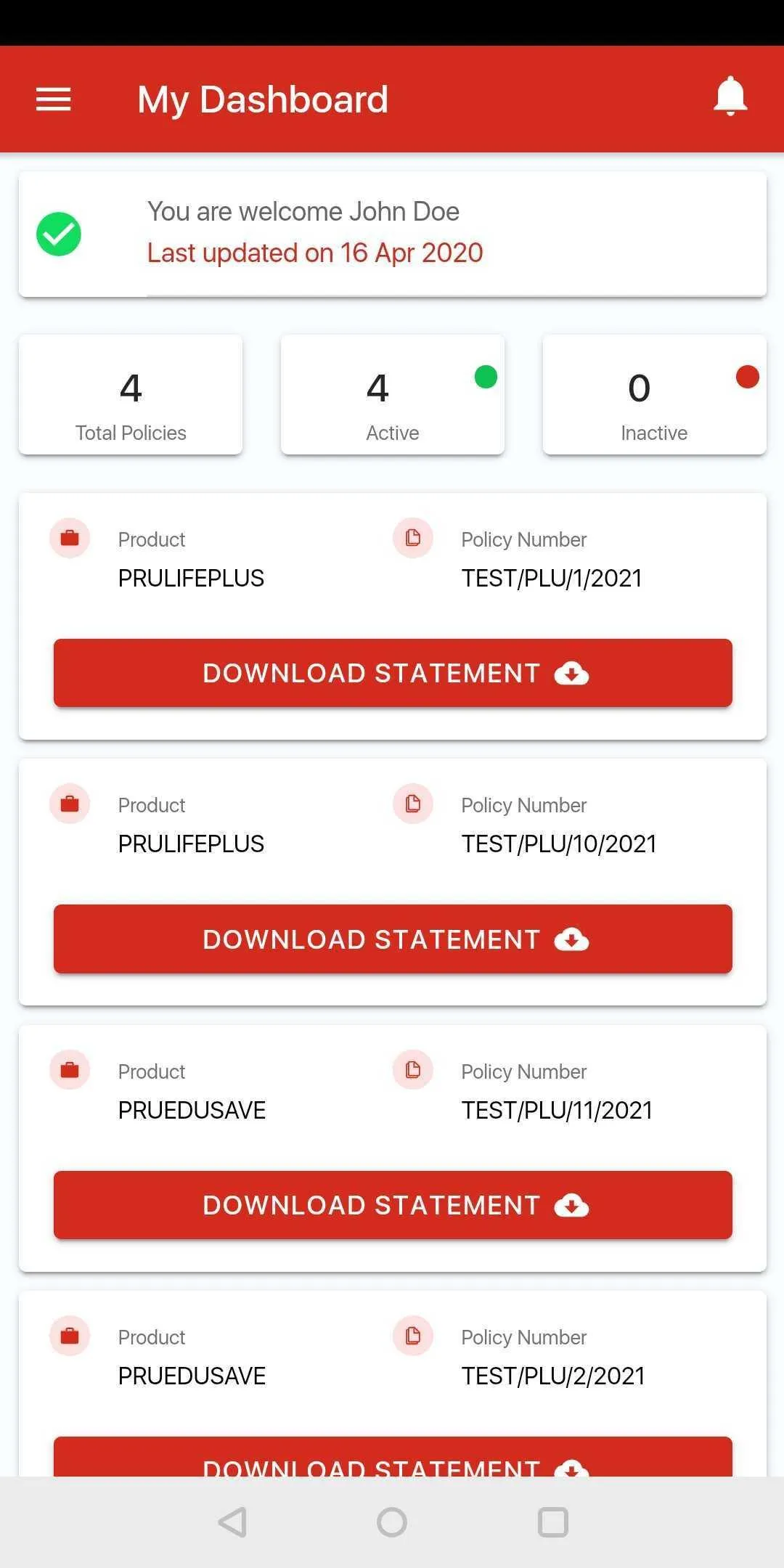 Prudential Uganda | Indus Appstore | Screenshot