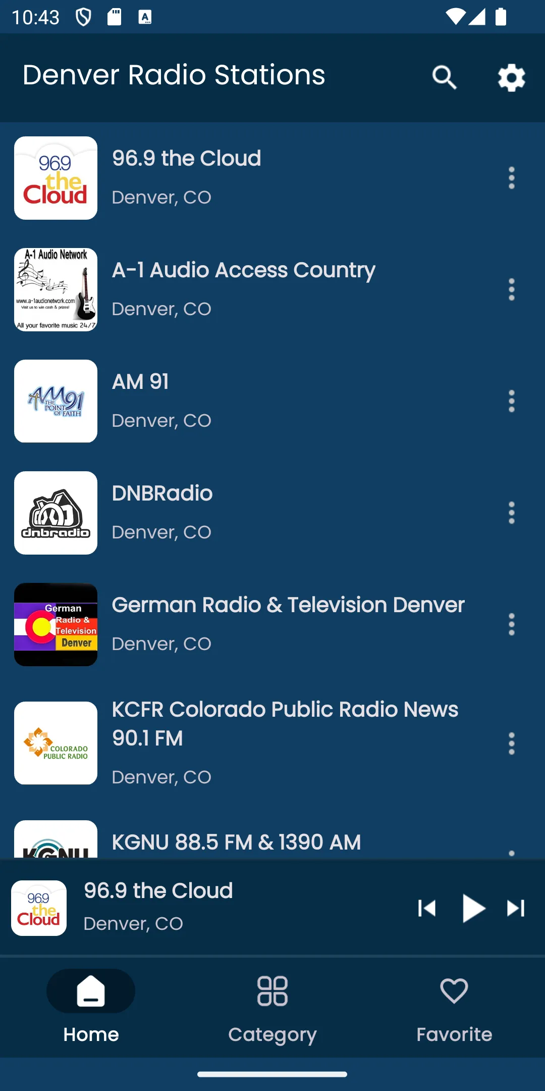 Radios from Denver | Indus Appstore | Screenshot