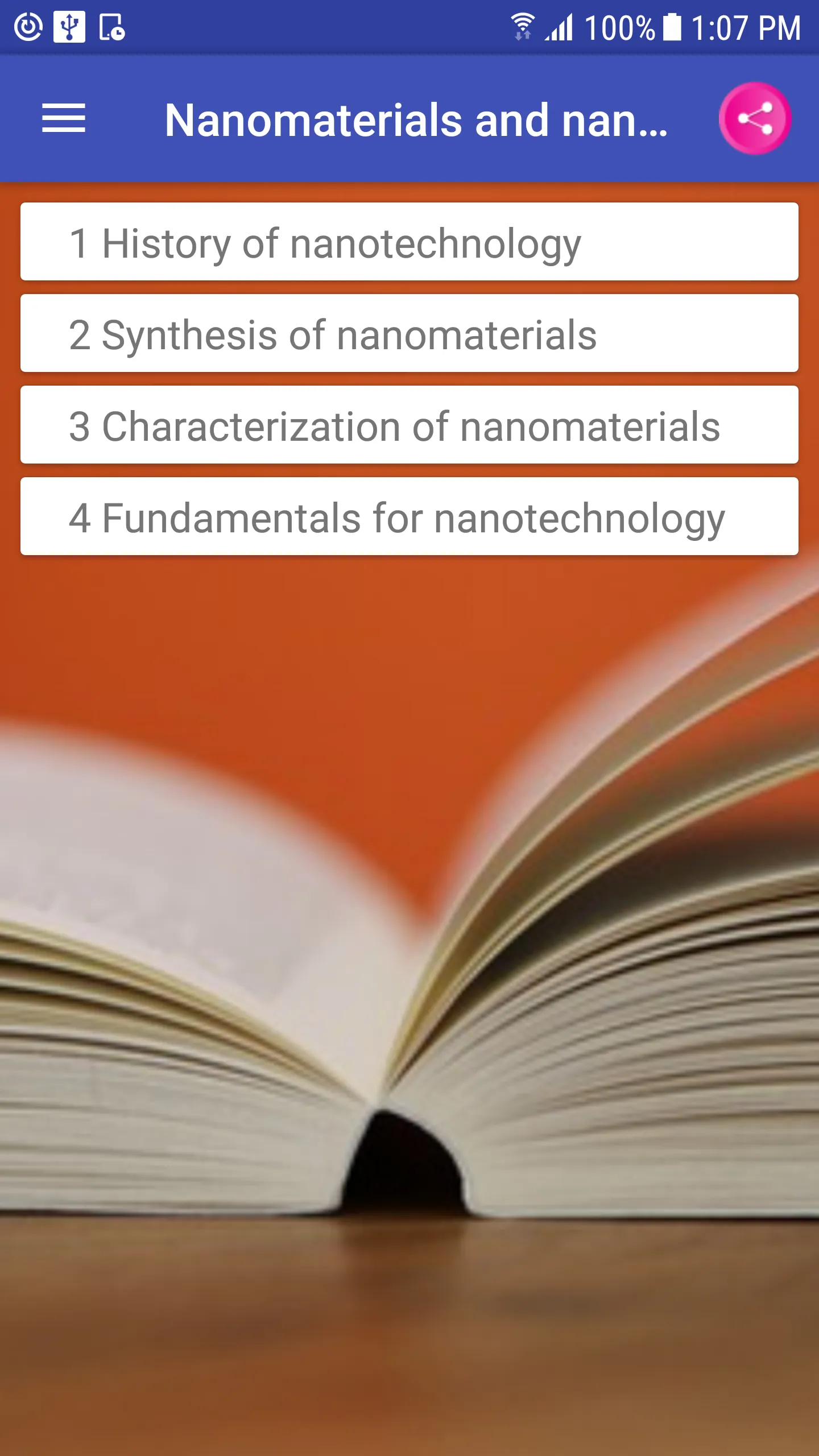 Nanomaterials & Nanotechnology | Indus Appstore | Screenshot