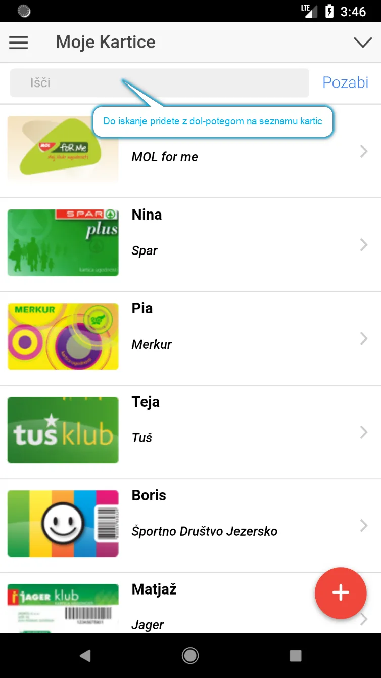 Moje Kartice -kartice zvestobe | Indus Appstore | Screenshot