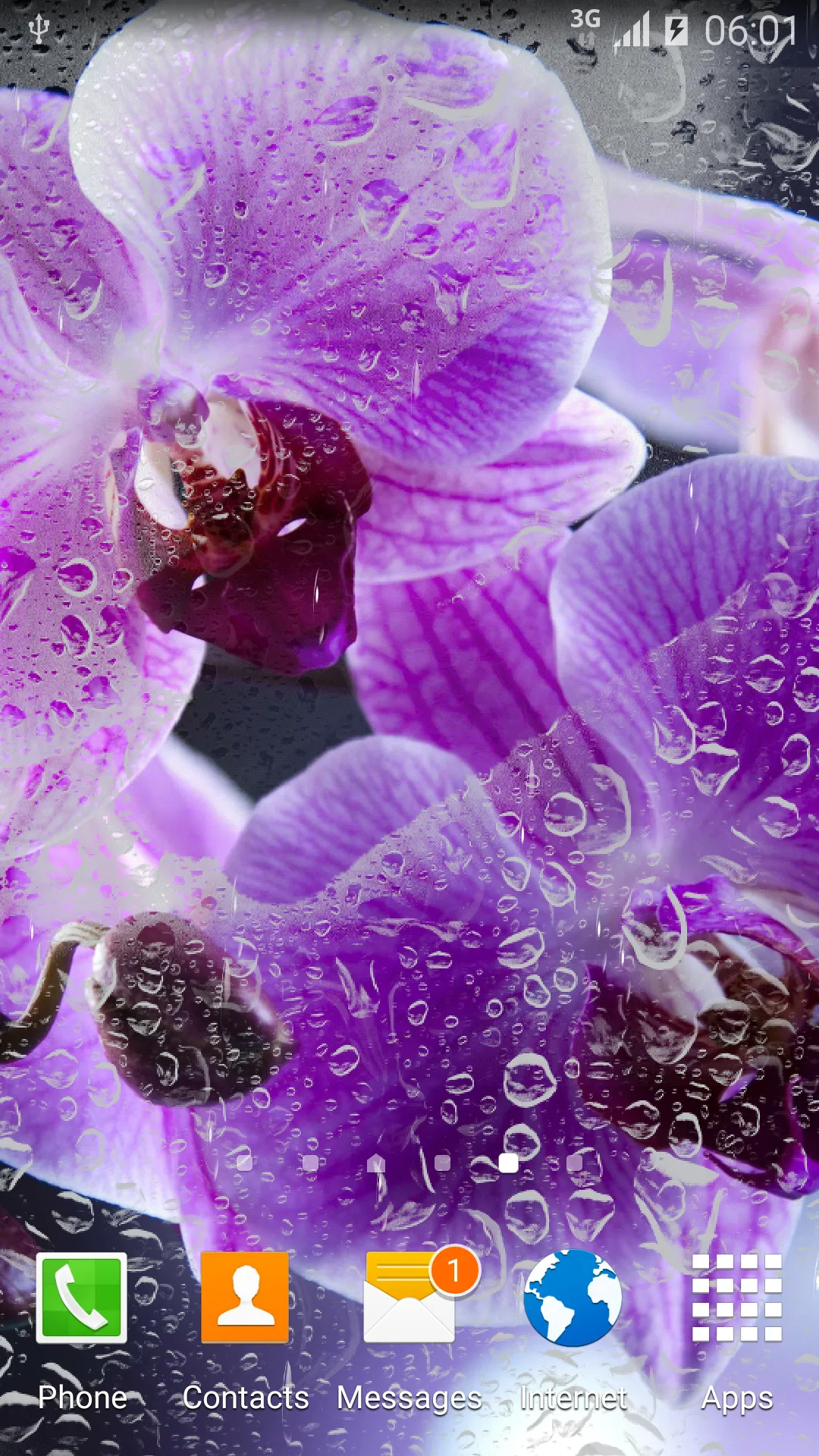 Orchids Live Wallpaper | Indus Appstore | Screenshot