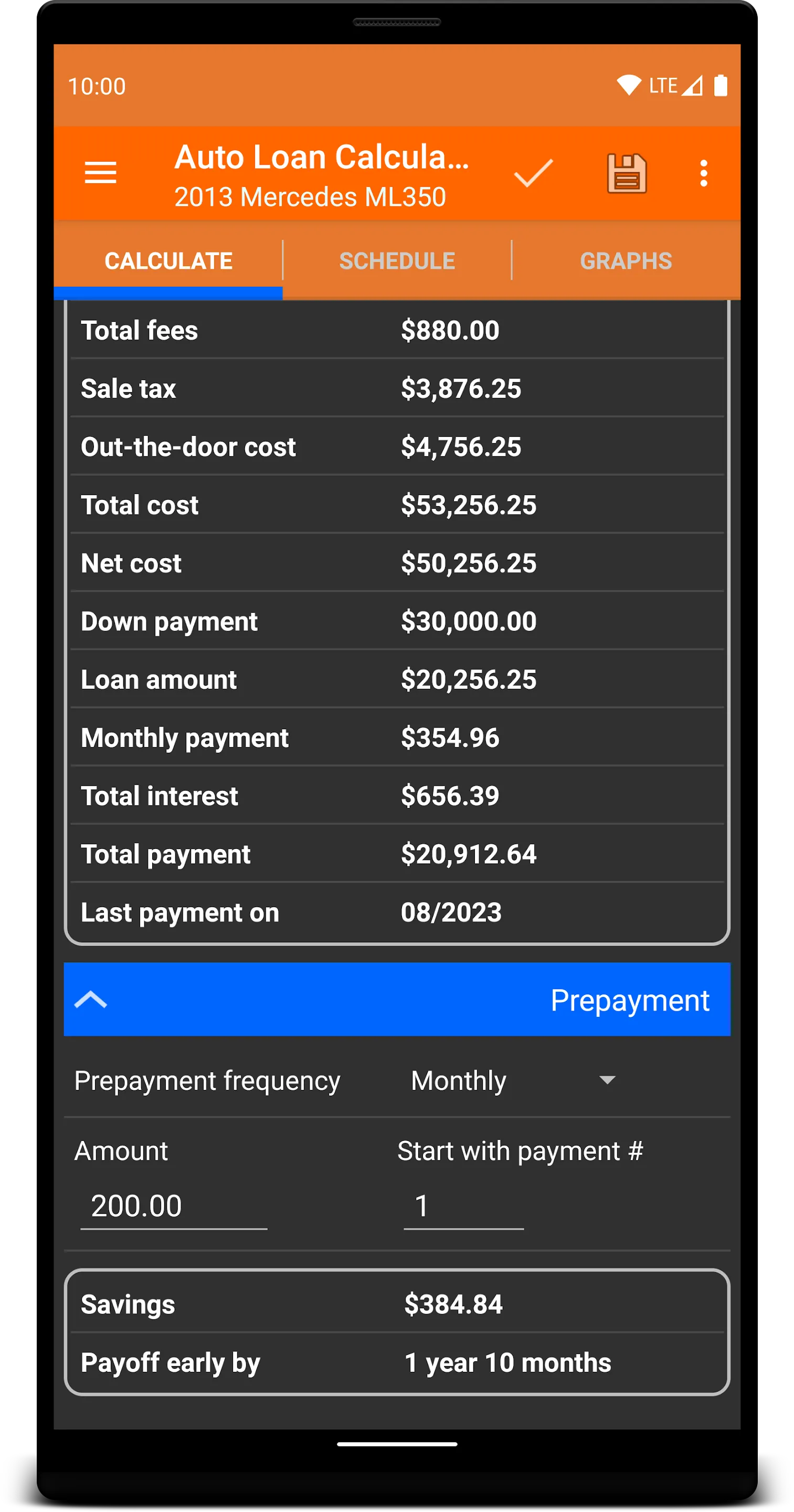 Auto Loan Calculator | Indus Appstore | Screenshot