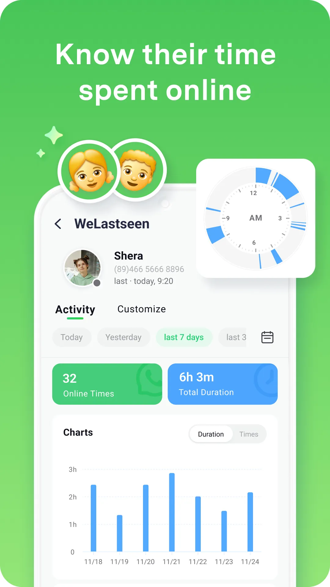 WeLastseen: Chat App tracker | Indus Appstore | Screenshot