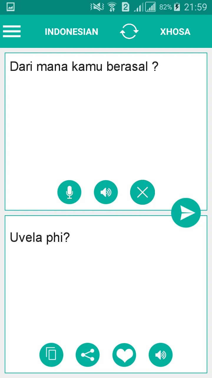 Xhosa Indonesian Translator | Indus Appstore | Screenshot