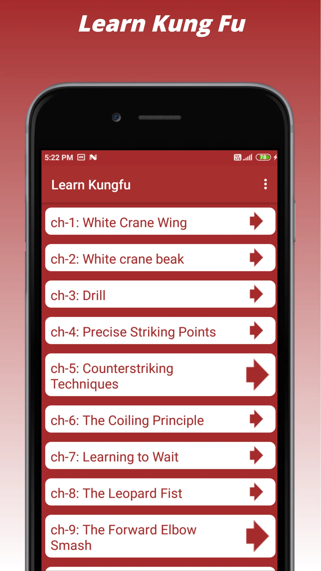 Learn Kungfu | Indus Appstore | Screenshot