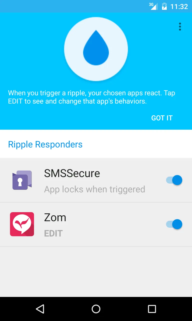 Ripple: respond when panicking | Indus Appstore | Screenshot