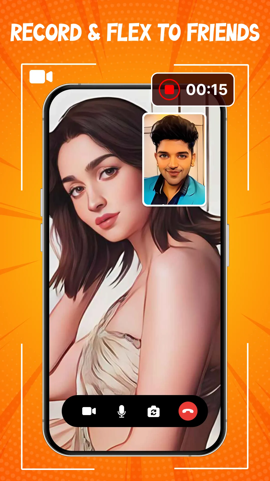 Make Video With Idol—Fake Call | Indus Appstore | Screenshot