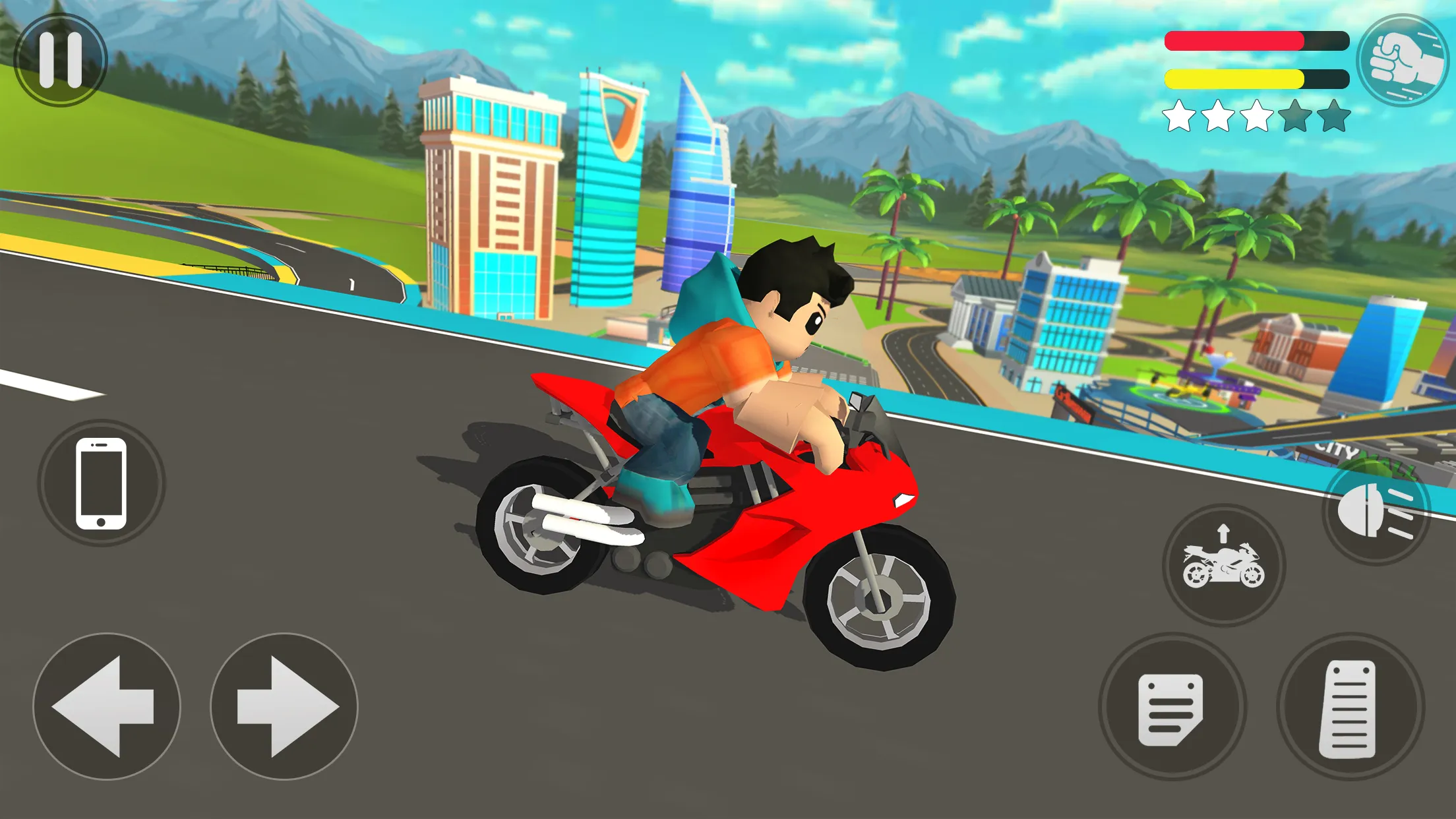 Obby Bike Driving City Parkour | Indus Appstore | Screenshot