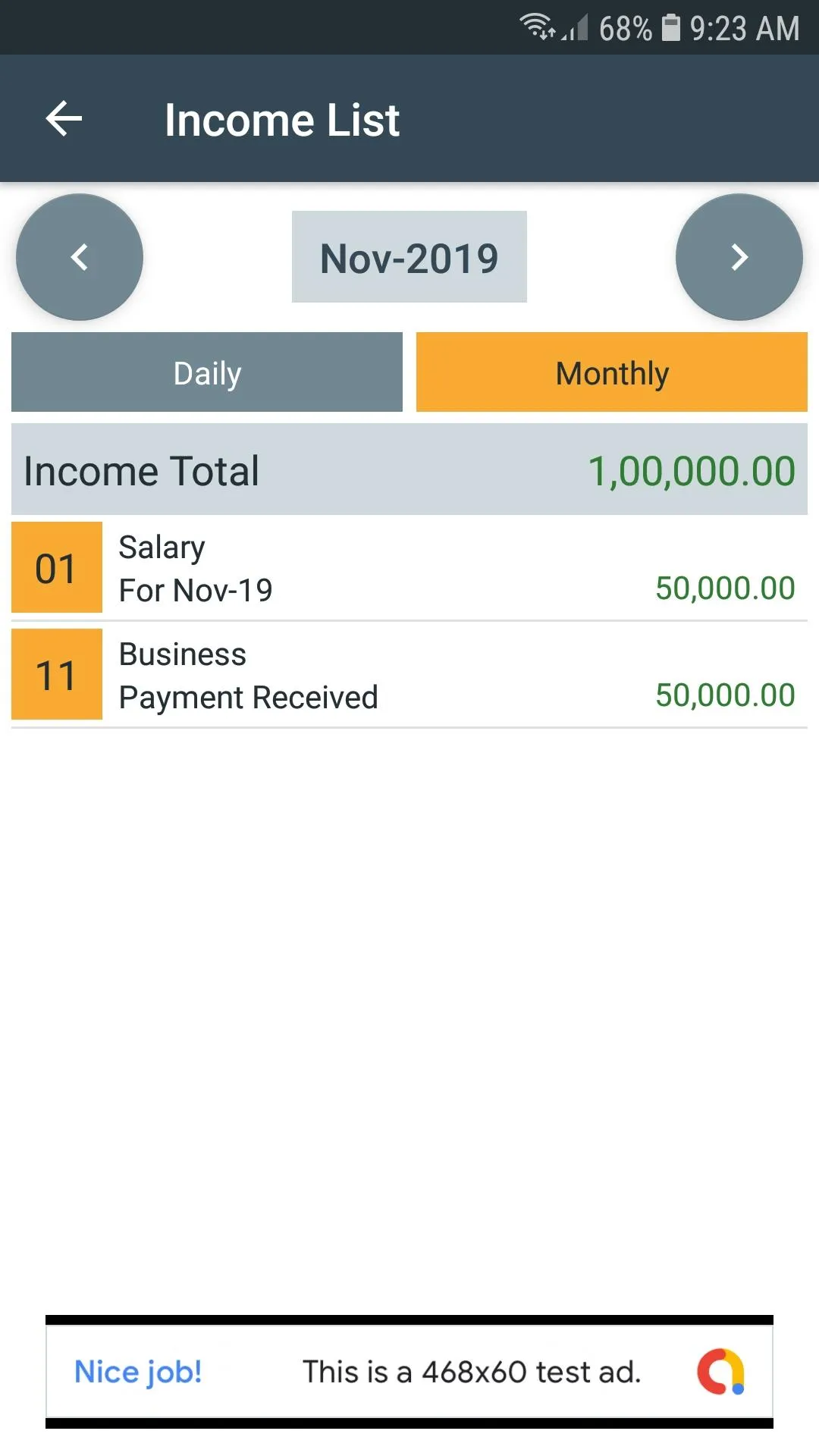 Daily Expense Manager | Indus Appstore | Screenshot