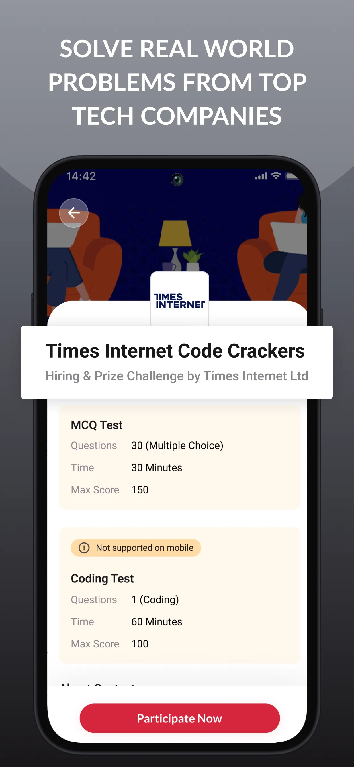 TechGig: Contests,Tests & News | Indus Appstore | Screenshot