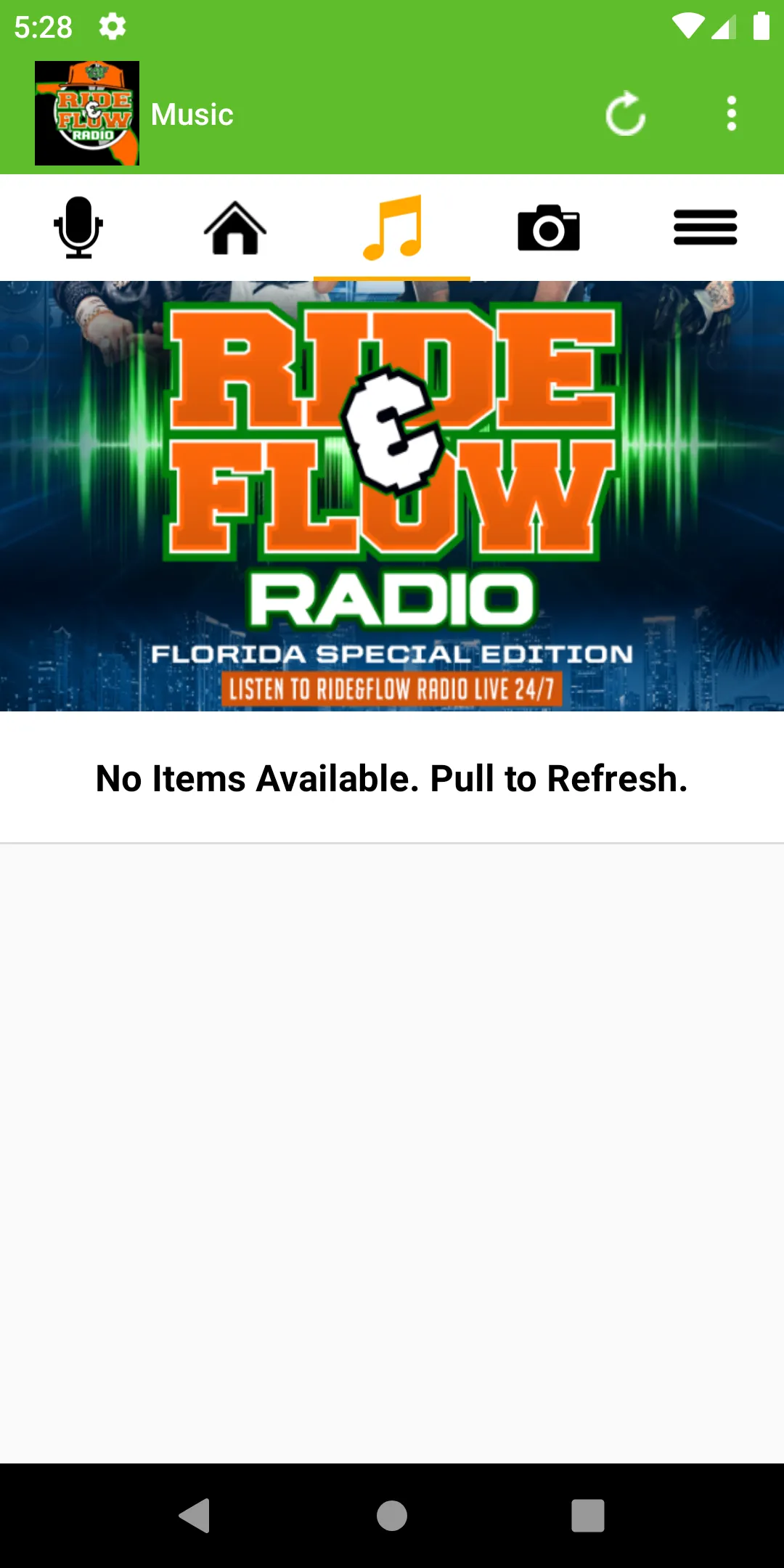 RIDE N FLOW RADIO - FLORIDA | Indus Appstore | Screenshot