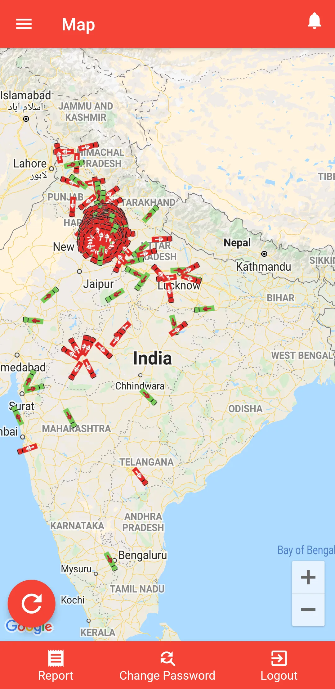 CONSOLIDATE FLEET TRACKER | Indus Appstore | Screenshot