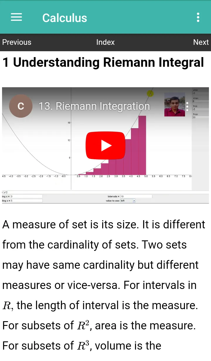 Calculus : Graphical Approach | Indus Appstore | Screenshot