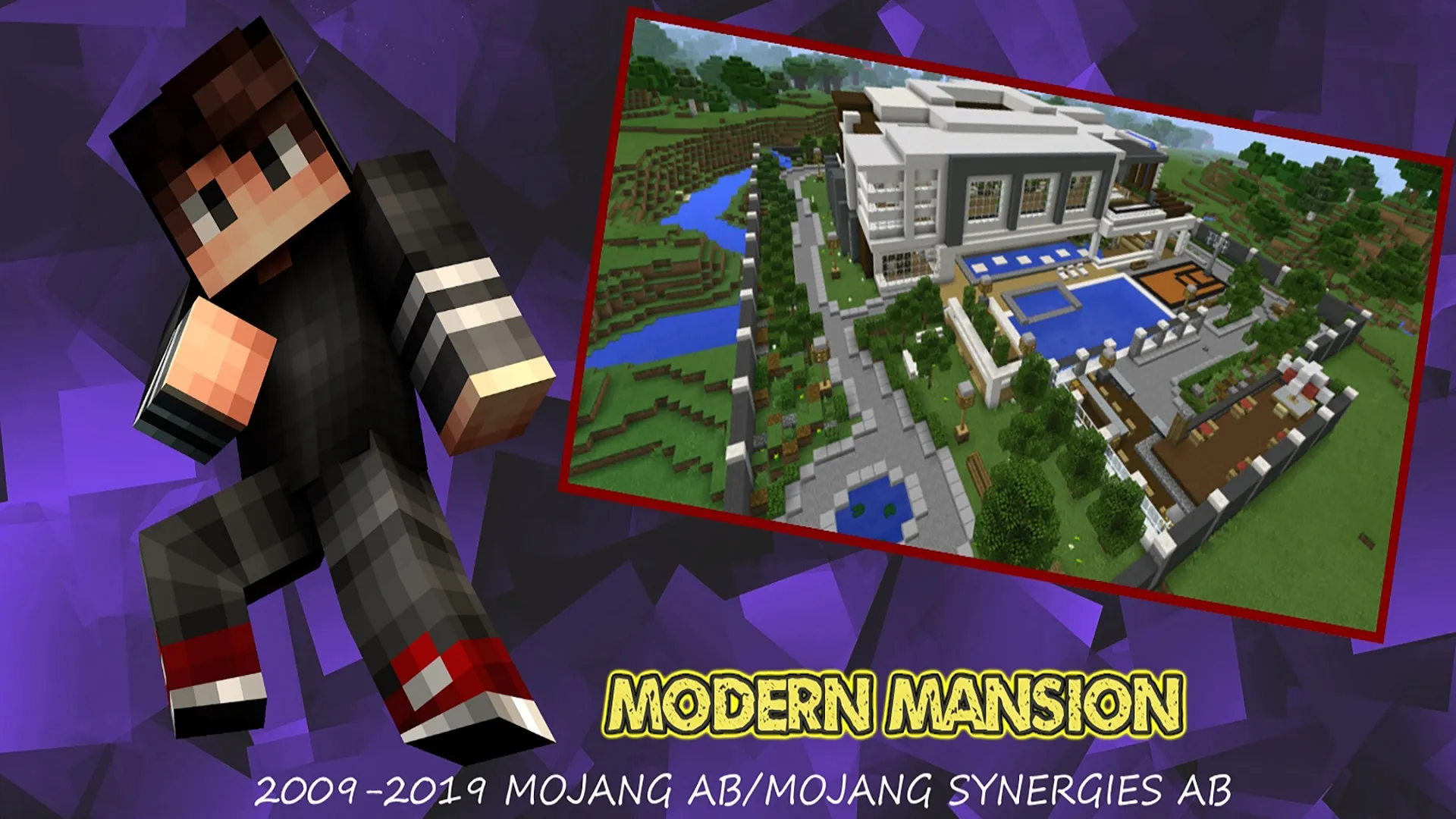 Map Modern Mansion: MCPE House | Indus Appstore | Screenshot