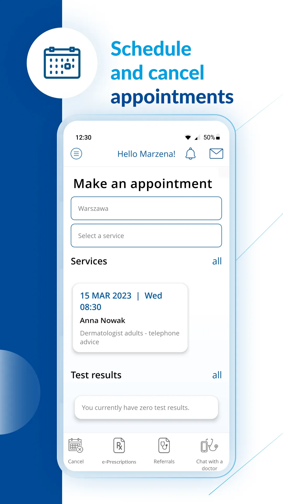 Medicover OnLine | Indus Appstore | Screenshot