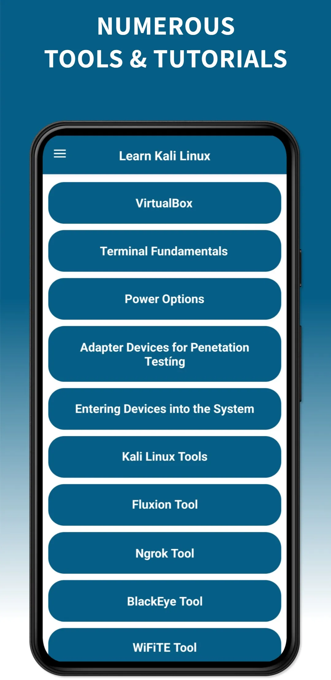 Kali Linux Tutorials | Indus Appstore | Screenshot