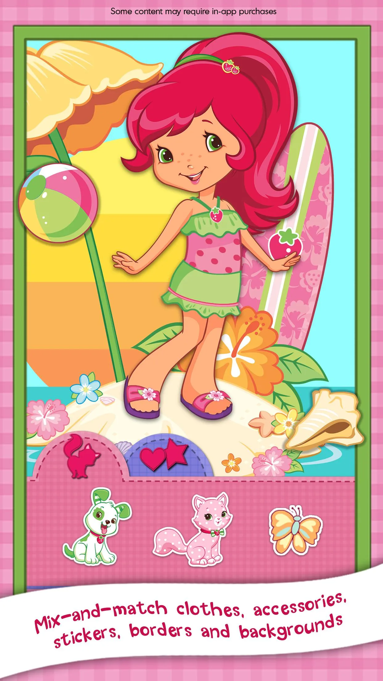 Strawberry Shortcake Dress Up | Indus Appstore | Screenshot