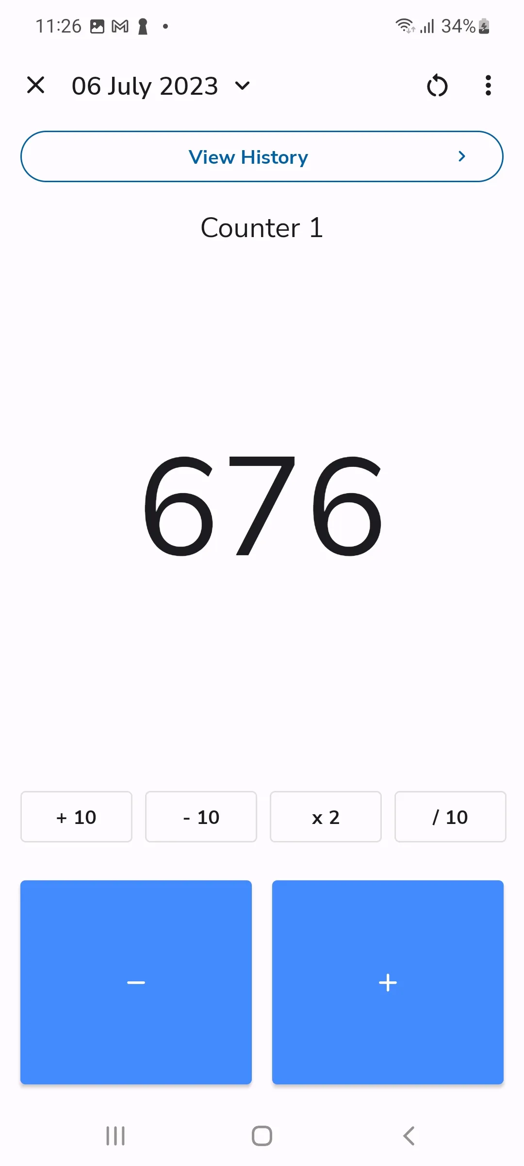 myCounter - Number Counter | Indus Appstore | Screenshot