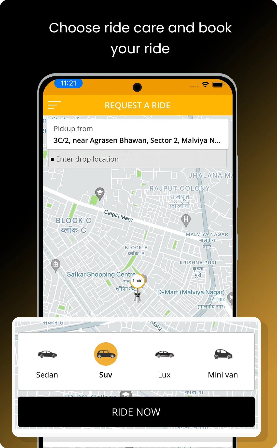 Uniride - Request a ride | Indus Appstore | Screenshot