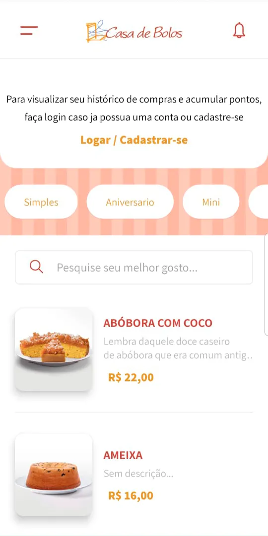 Casa de Bolos Delivery | Indus Appstore | Screenshot