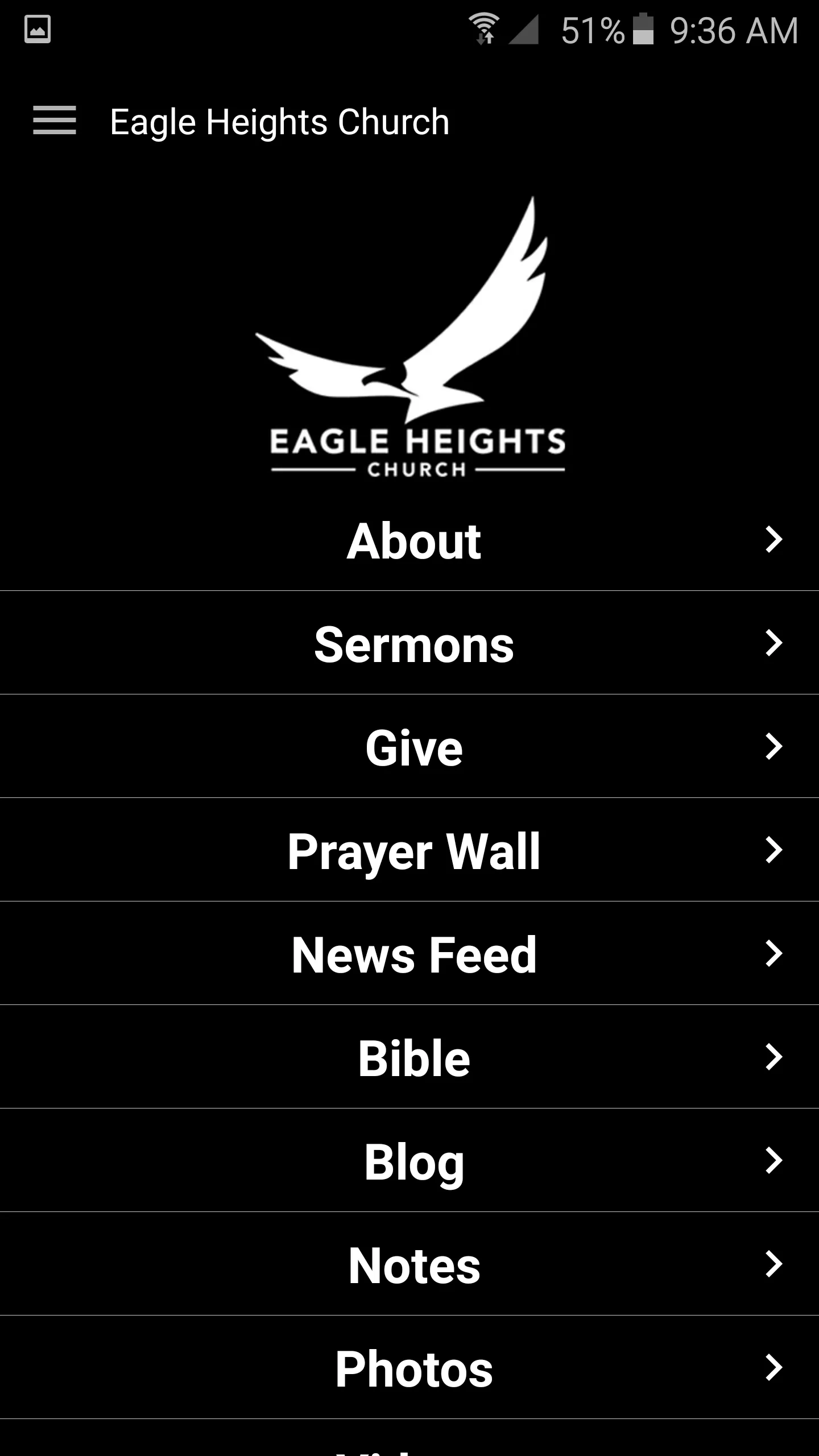 Eagle Heights Church KY | Indus Appstore | Screenshot