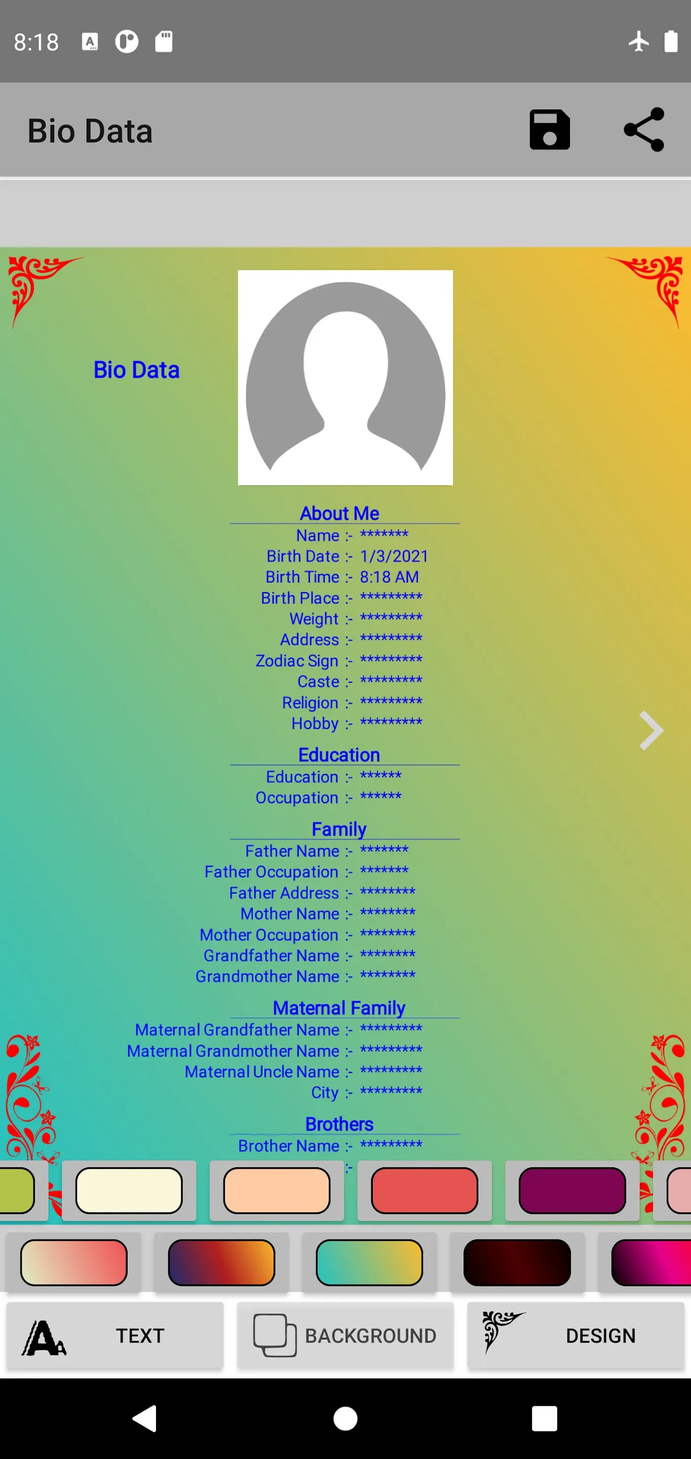 Marriage Biodata Maker | Indus Appstore | Screenshot